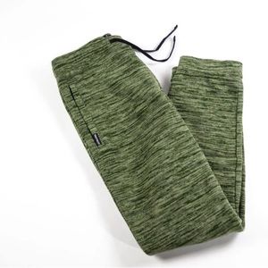 bundle of evoloution joggers and under armour shirt